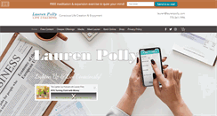 Desktop Screenshot of laurenpolly.com